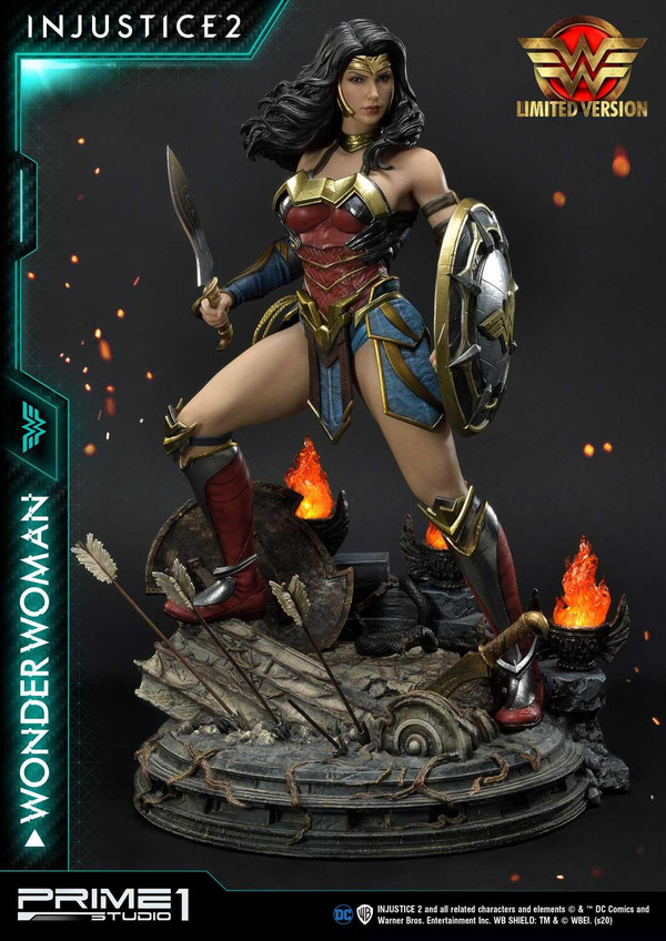 Wonder Woman (Limited), Injustice 2, Prime 1 Studio, Pre-Painted, 1/4, 4582535944531